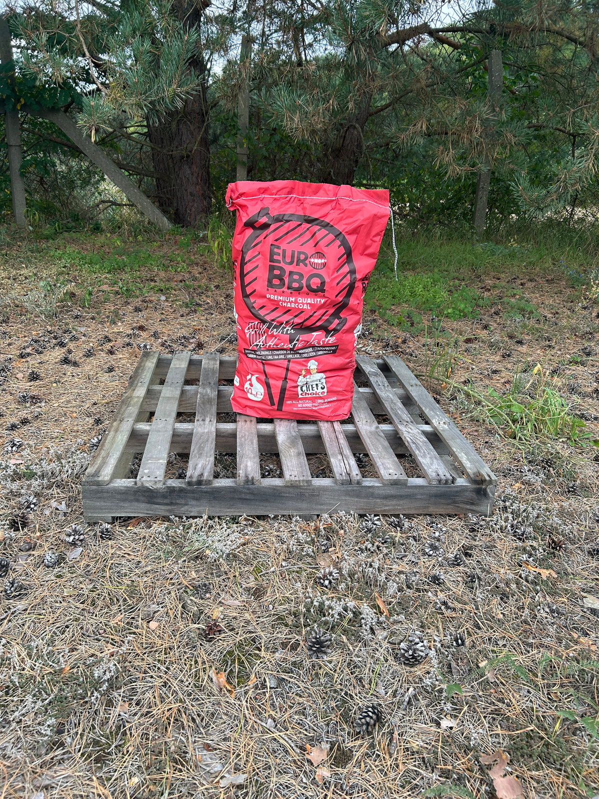 Grillkohle EuroBBQ Hartholz, Profi Grillkohle im 10kg Sack